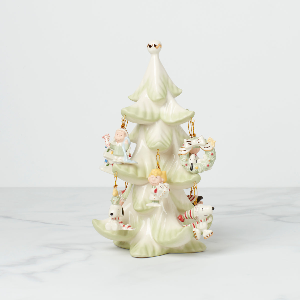Snoopy u0026 Friends Christmas Tree Ornament Set – Lenox Corporation