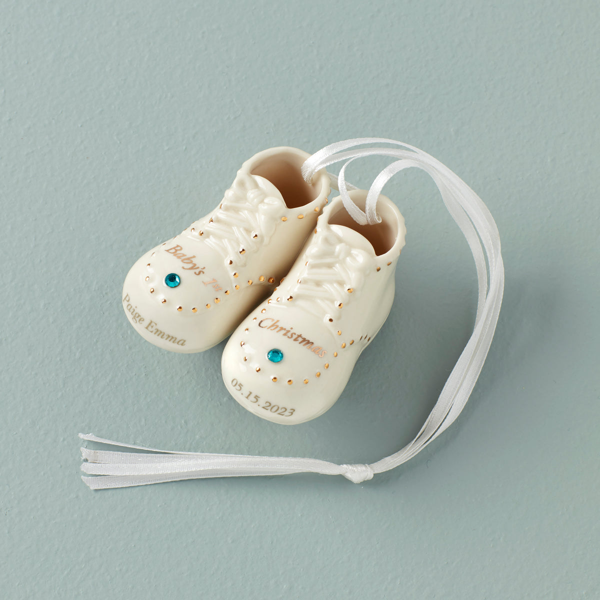 Personalized Baby's First Steps Ornament Lenox Corporation