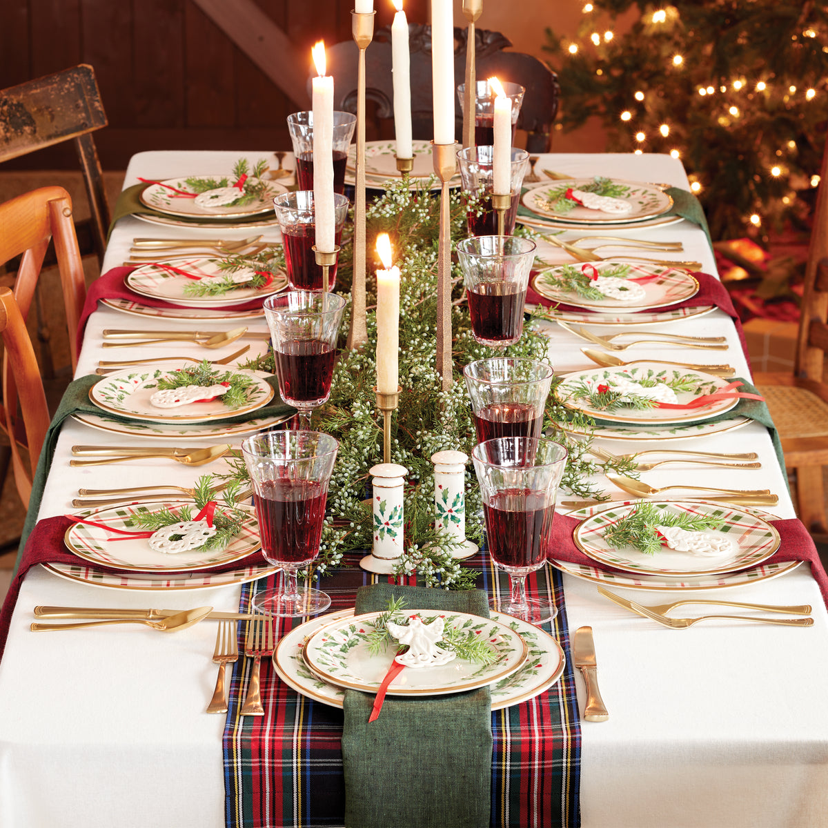 Lenox holiday dinner plates best sale