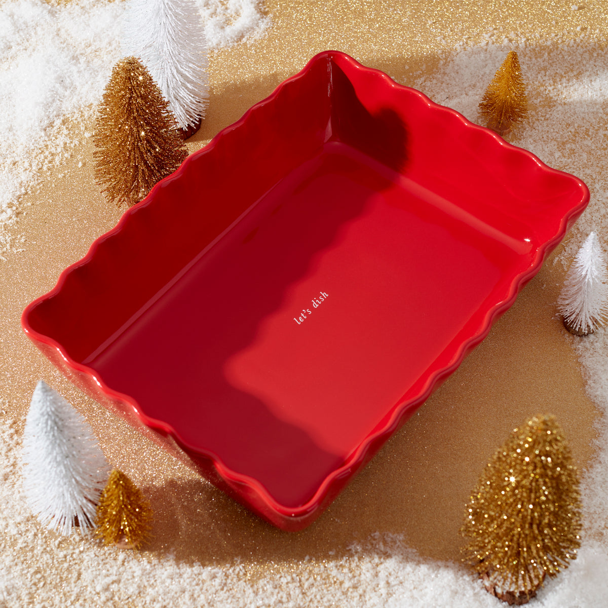 BAKING DISH 7C W/RED LID - Big Plate Restaurant Supply