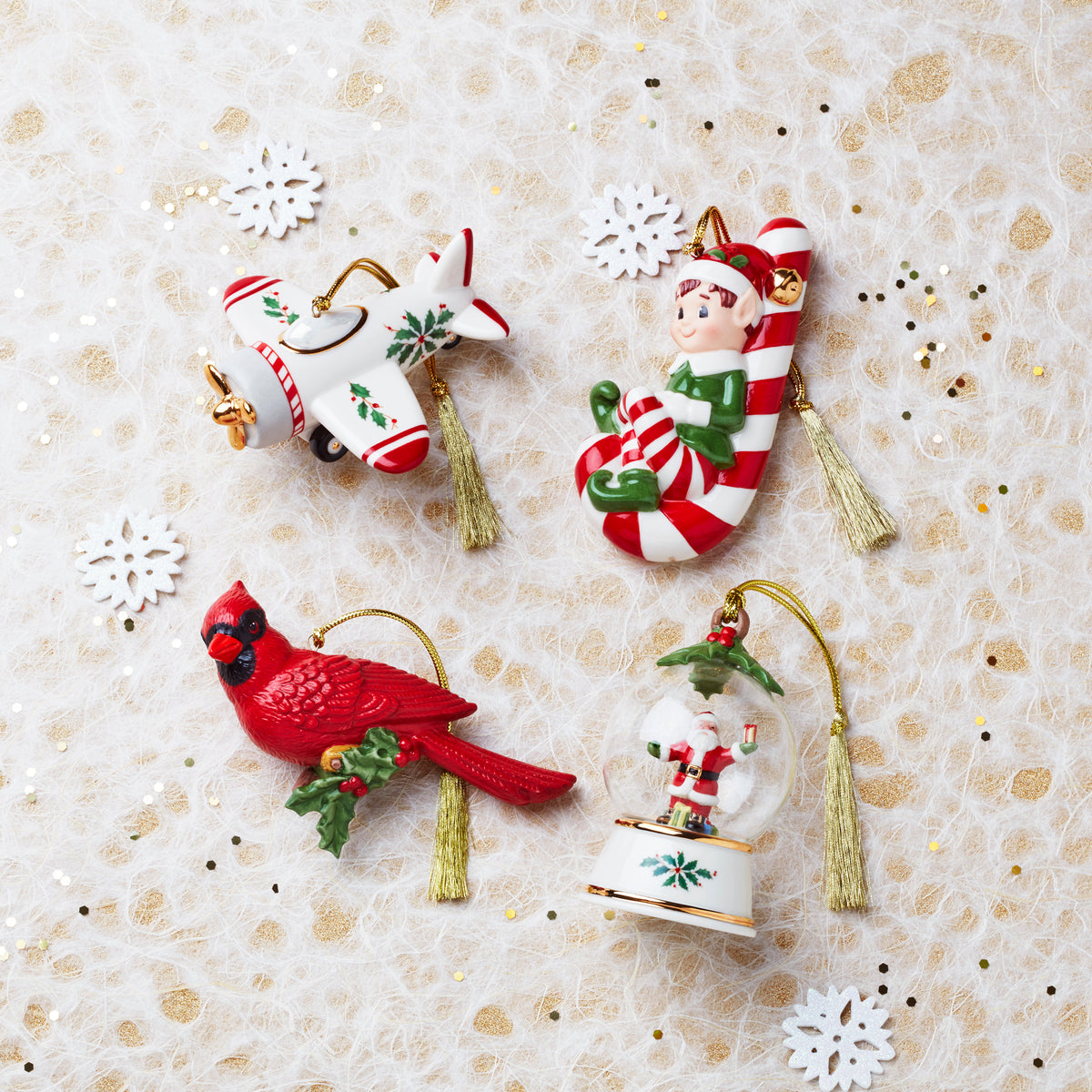 The Holiday Aisle® Airplane Shaped Ornament with Gift Bag