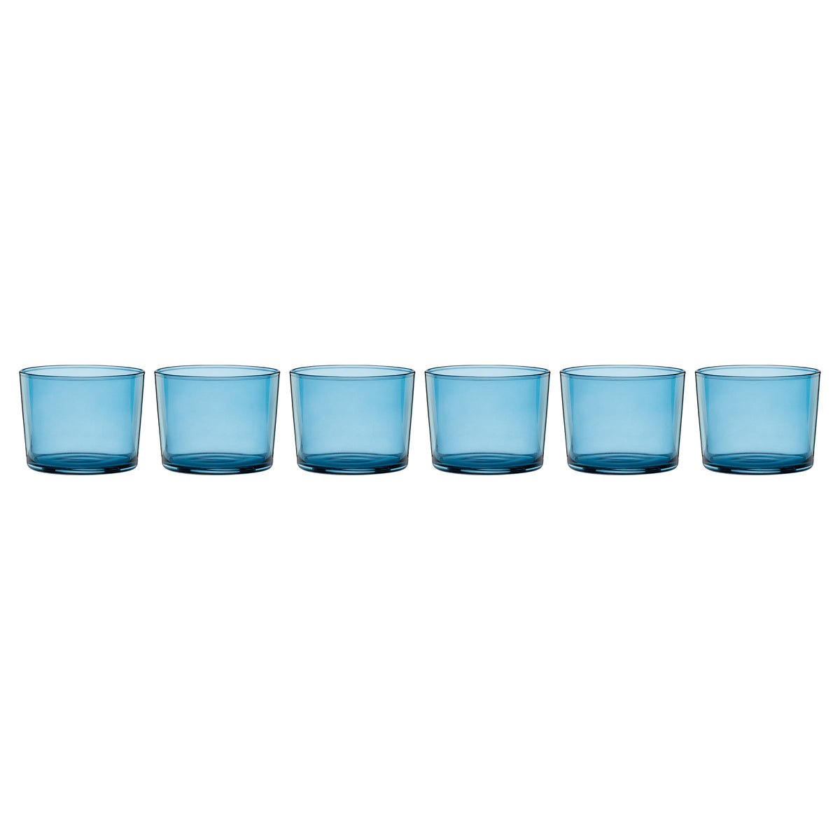 Set of 6 Speckled Blue Drinking store Glasses