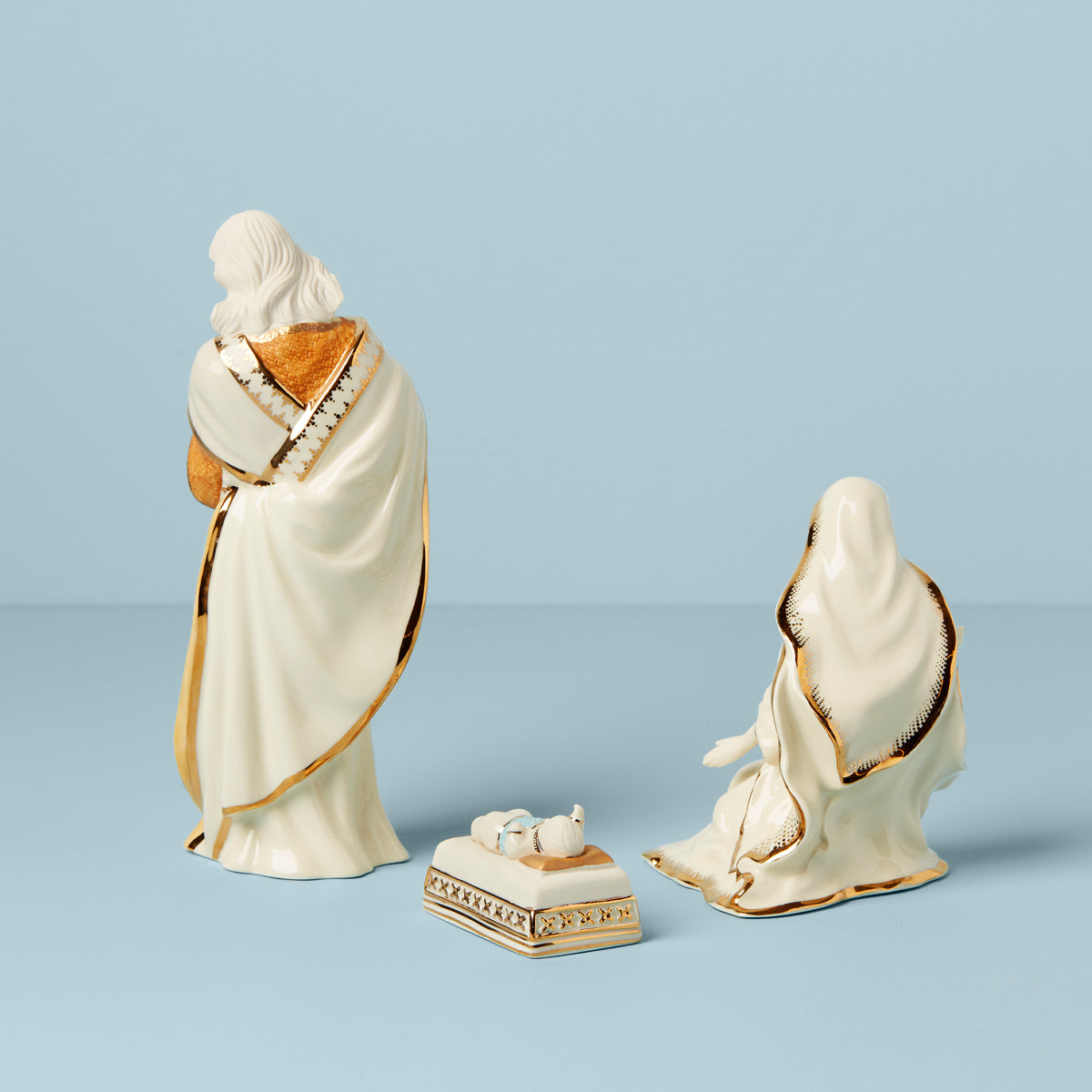 First Blessing Nativity 3-Piece Family Figurine – Lenox Corporation