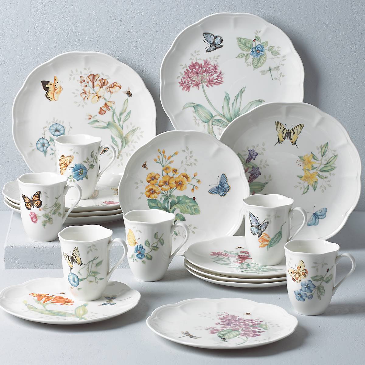Sale: Lenox ~ Butterfly Meadow ~ Dinnerware ~ Vines Rice Bowl, Set 4, Price  $59.95 in Peckville, PA from Live With It by Lora Hobbs