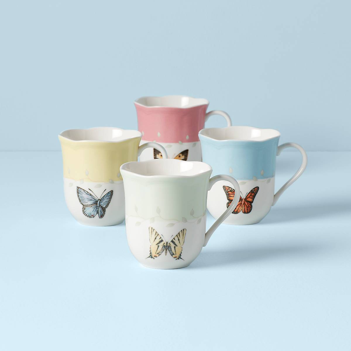Friends Stacking Ceramic Mug Set, 4 Piece, 10 oz