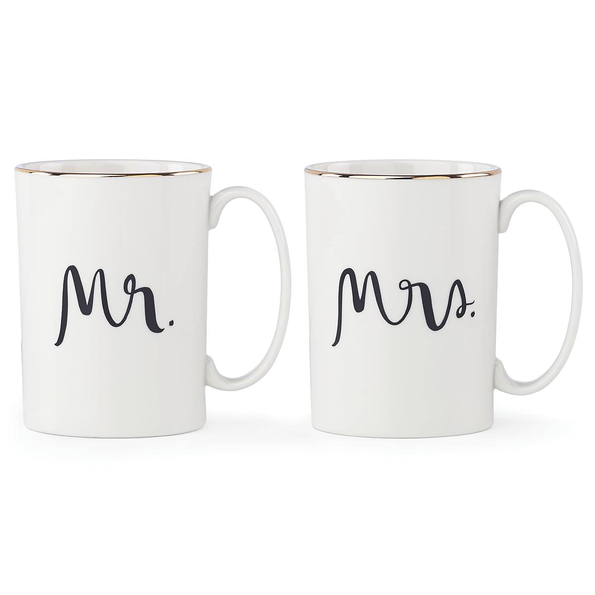 Set of 2 Mr and Mrs Mugs, Wedding Mug Set, His and Hers Mugs