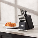 14-Piece Cutlery Block Set With Built-In Sharpener