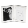 Classic Silverplate 5" x 7" Double Photo Frame