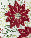 Poinsettia Meadow 20x20 Throw Pillow