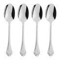 Marquette Fine Flatware Dinner Spoons, Set Of 4