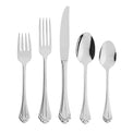 Marquette 5 Piece Fine Flatware Place Setting, Service For 1