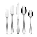 Delia Satin Mirror 20-Piece Flatware Set