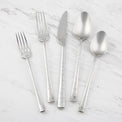 Almada Mirror Textured 20-Piece Flatware Set, Service for 4