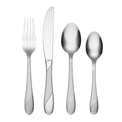 Swirl Sand 16-Piece Flatware Set with Caddy