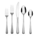 Keene Hammered Mirror 20-Piece Flatware Set