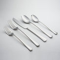 Raegan Hammered Mirror 20-Piece Flatware Set