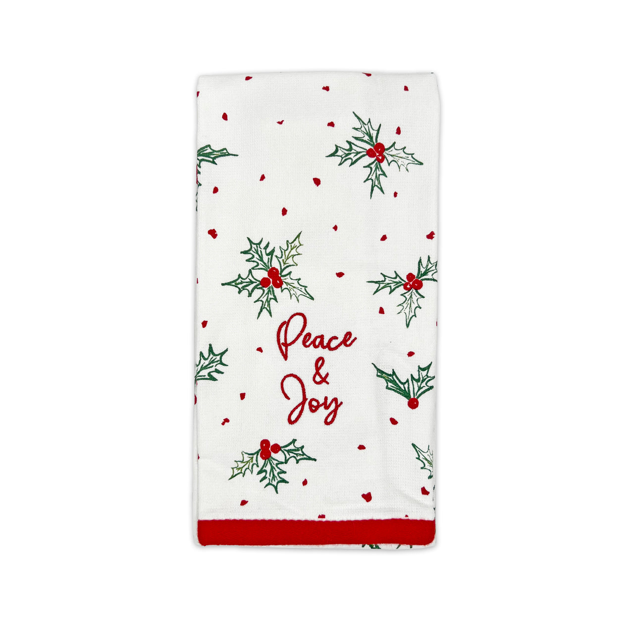 Holiday Hand Towel Gift Set Hand-painted Kitchen Dish Towels 