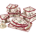 Holiday Nouveau 8-Piece Dinnerware Storage Set