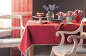 French Perle Red 60x84 Tablecloth