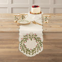 Holiday Nouveau Wreath 14x72 Table Runner