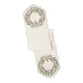 Holiday Nouveau Wreath 14x72 Table Runner