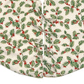 Golden Holly Holiday Tree Skirt