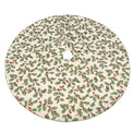 Golden Holly Holiday Tree Skirt