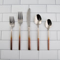 Kelvin Copper Ombre 20-Piece Flatware Set