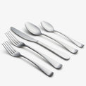 Rhiannon Satin 45-Piece Flatware Set