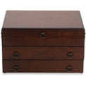 Bristol&#8482; Grande Mahogany Finish Flatware Chest