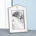 Abbey Cross Silverplate 4" x 6" Frame