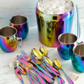 3 Qt Rainbow Stainless Steel Insulated Ice Bucket