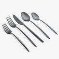 Gaze Black Satin 20-Piece Flatware Set