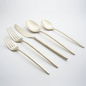 Gaze Champagne Satin 20-Piece Flatware Set