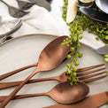 Marlise Copper Satin 20-Piece Flatware Set