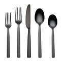 Aero Black Mirror 20-Piece Flatware Set