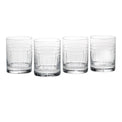 Tempo Crystal Double Old Fashioned Glasses, Set of 4