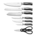 Vanguard Side 13 Piece Tang Knife Set With Block