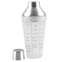 Silver Stainless Steel Glass Recipe Shaker