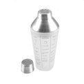 Silver Stainless Steel Glass Recipe Shaker