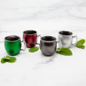 Holiday Mini Moscow Mule Mug Shot Glasses, Set Of 4