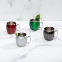 Holiday Mini Moscow Mule Mug Shot Glasses, Set Of 4