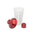 Red Stainless Steel Glass Recipe Shaker