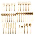 Beacon Gold Satin 45-Piece Flatware Set