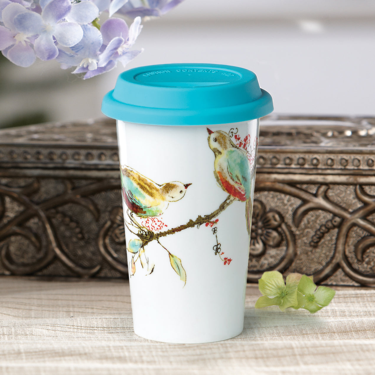 Ceramic Coffee Mug with Lid - Ceramic Travel Mug with Lid - Dishwasher Safe Mug - Ceramic Mug with Lid - Ceramic Travel Coffee Mug - Dishwasher Safe