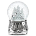 North Pole Bound Reindeer Musical Snow Globe