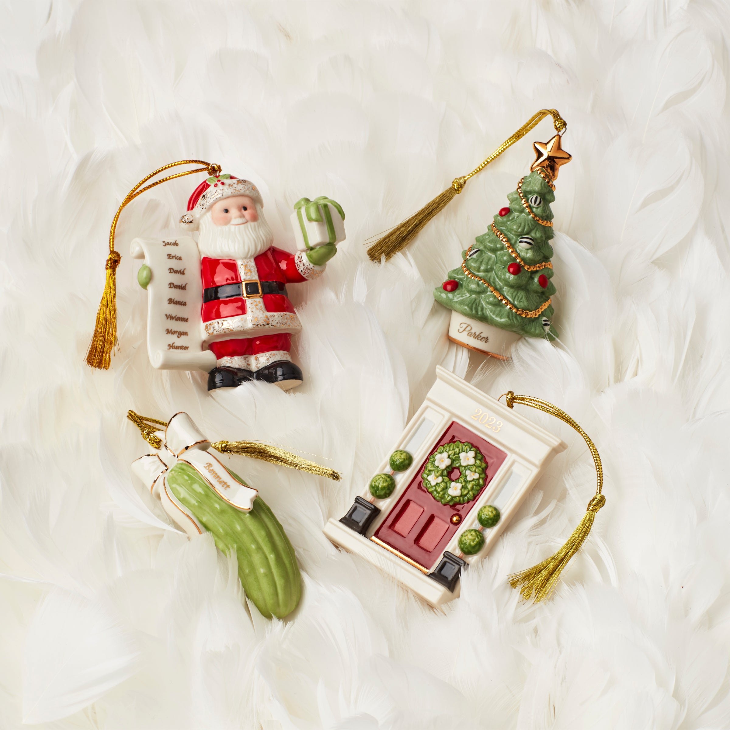 Personalized Festive Christmas Tree Ornament