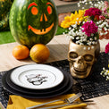 Vintage Halloween 4-Piece Dessert Plate Set