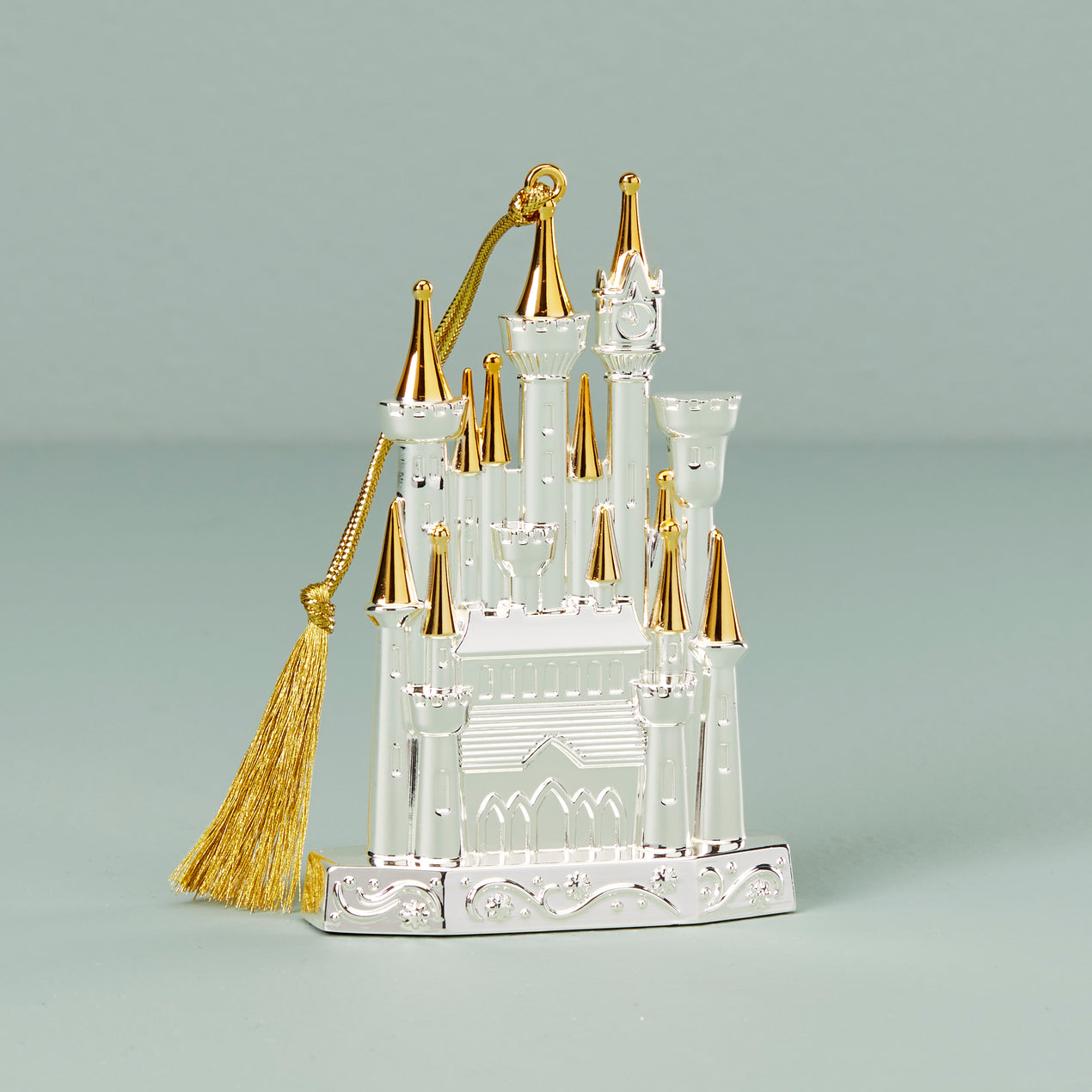 2023 Silver-plated Metal Disney Castle Ornament