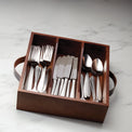 Mooncrest 30 Piece Flatware Set with Caddy